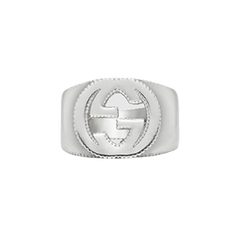 Anello con dettaglio GG in argento