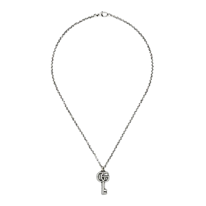 Collana con chiave con Doppia G