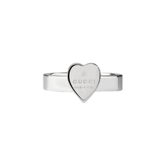 Anello con cuore Gucci trademark