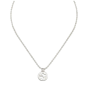 Collana con ciondolo GG in argento