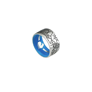 Anello Logo in argento